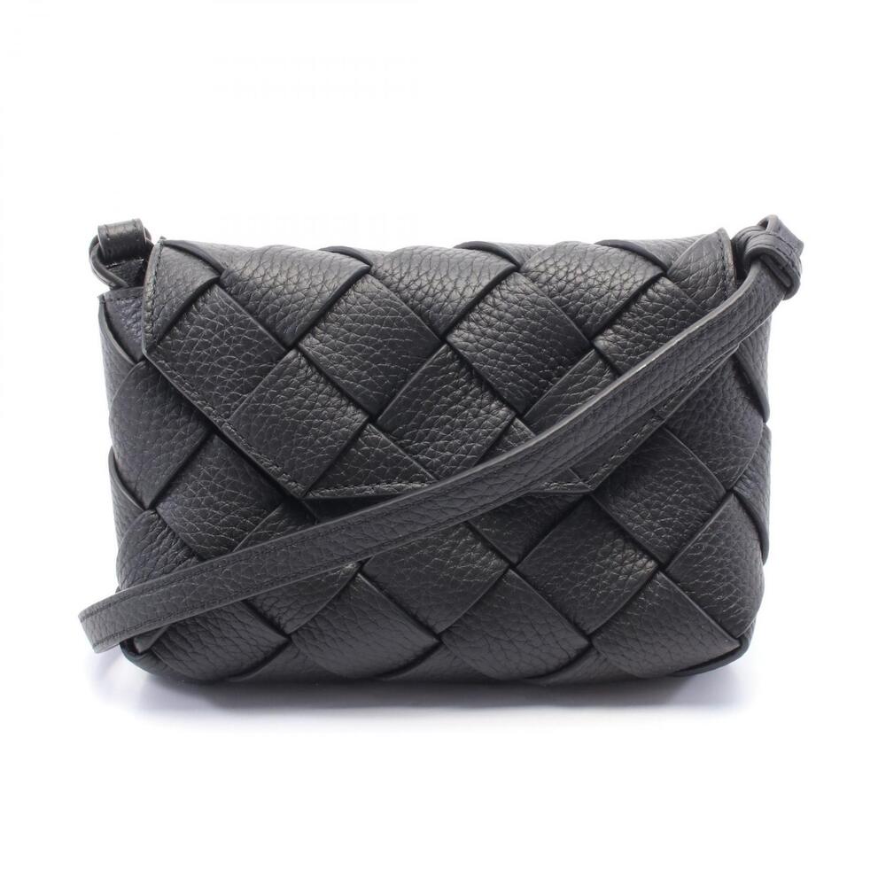 Bottega Veneta Diago Shoulder Bag Leather Black